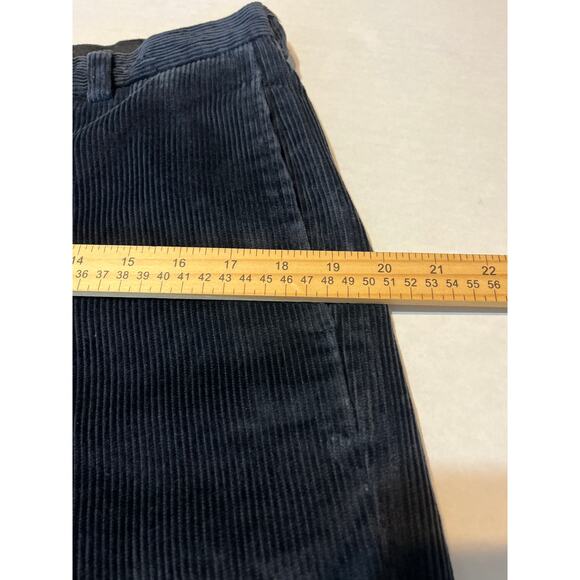 Brooks Brothers 346 Corduroy Pants Navy Blue 32 x 31 Cotton Straight Leg Preppy - Picture 11 of 12